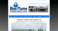 Desktop Screenshot of blueflamepropane.net