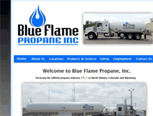 Tablet Screenshot of blueflamepropane.net